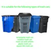 Foxmox Trash-Can Lock for Animals: Garbage Can Lid Locks for