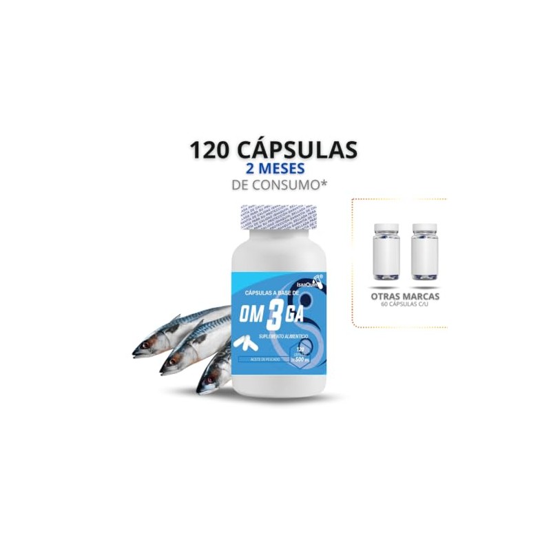 Omega 3 (aceite de pescado en polvo) con Vitamina E