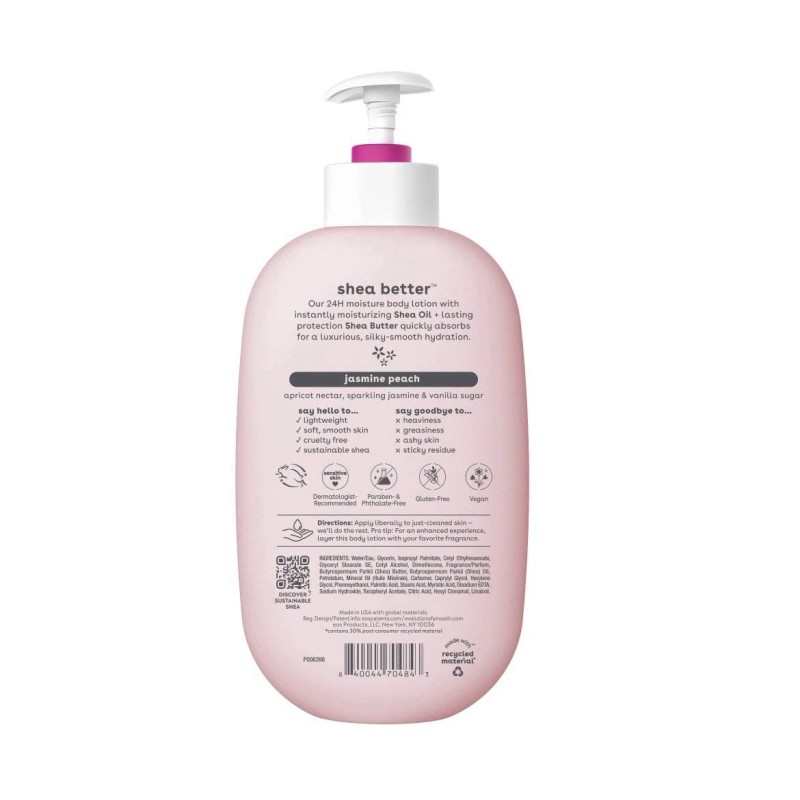 Eos Pack Of 2, eos Shea Better Body Lotion- Jasmine