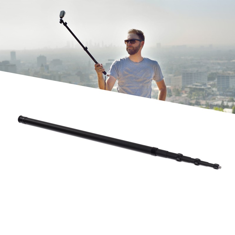 Action Camera Selfie Stick 7 Section 9.8ft Extension Pole Anti