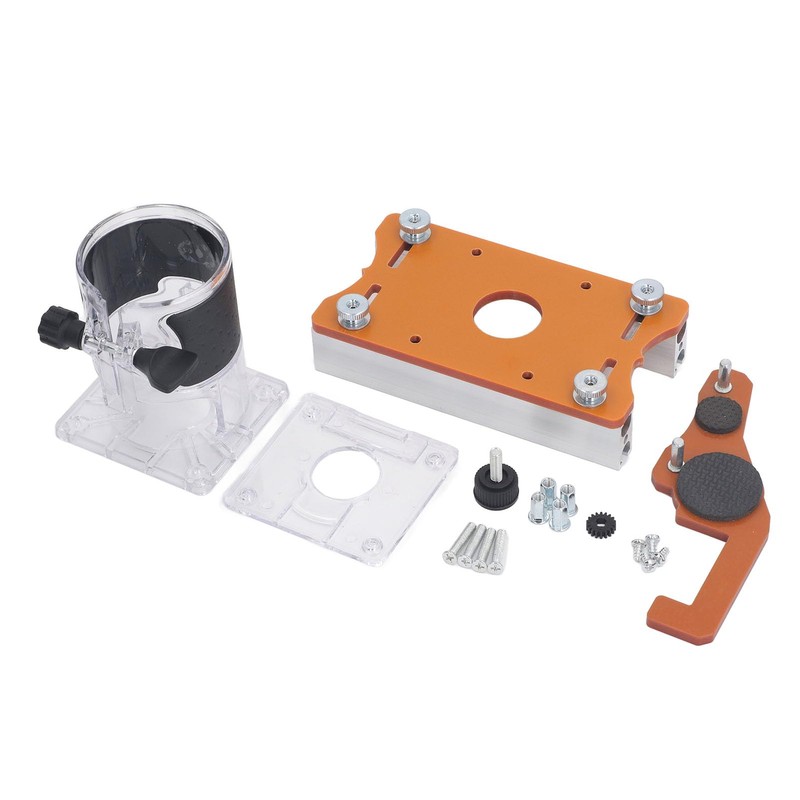 Aluminum Alloy Trimming Machine Cover with Clear Cover, Slot Plate