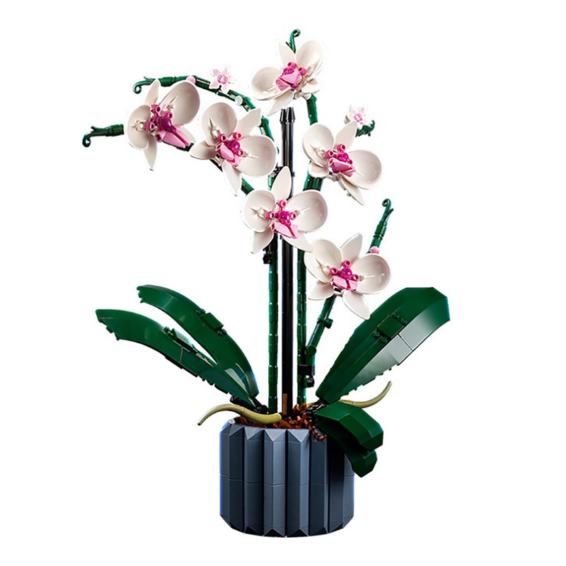 608pcs Phalaenopsis Building Blocks for Girl Exquisite Exercise Hands On