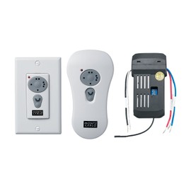 Monte Carlo CK250 Transitional Wall-Hand-held Combo Remote Control Kits Collection in White Finish, See Image