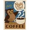 Night Owl Coffee Vinyl Sticker