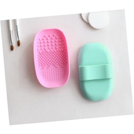 Almohadilla Eficazmente Limpieza para Verde de Silicona y Secador Limpiar el Uso Manual Brochas de Maquillaje Pelo para Mujeres