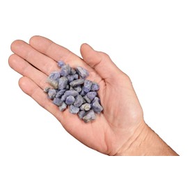 Rock Your Chakra Tanzanite 1/2" 2 Ounce Bag Raw Large Rocks and Minerals Heart Chakra Healing Crystals and Stones