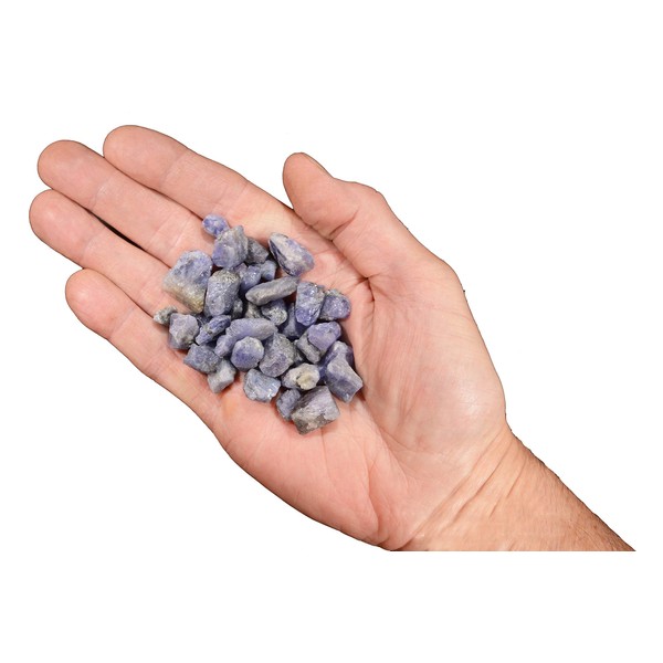 Rock Your Chakra Tanzanite 1/2" 2 Ounce Bag Raw Large
