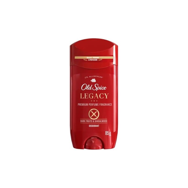 OLD SPICE Desodorante Premium Legacy, Desodorante en Barra, 85 g