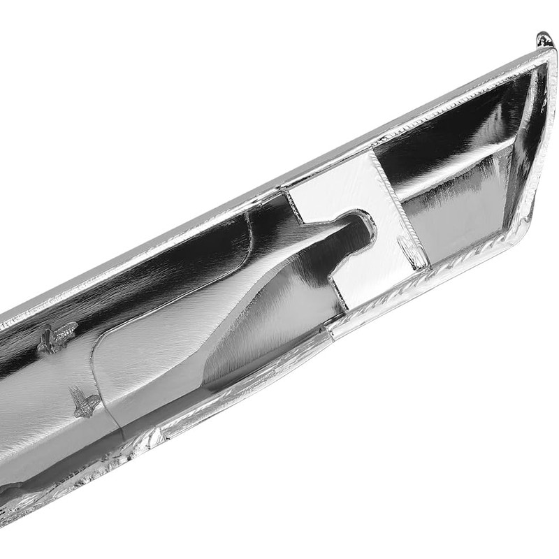 Quxunzzz Rear Trim Rear Bumper Chrome Trim Accent Molding Fit