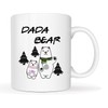 Funny Father's Day Dada Bear Coffee Mugs, Birthday Gift Idea