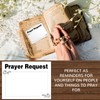 CroBlissful Prayer Request Box with 100 Pcs Prayer Cards 6.3
