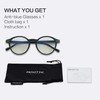 ZENOTTIC Blue Light Blocking Glasses, Anti-Dizzy Glasses for Men and
