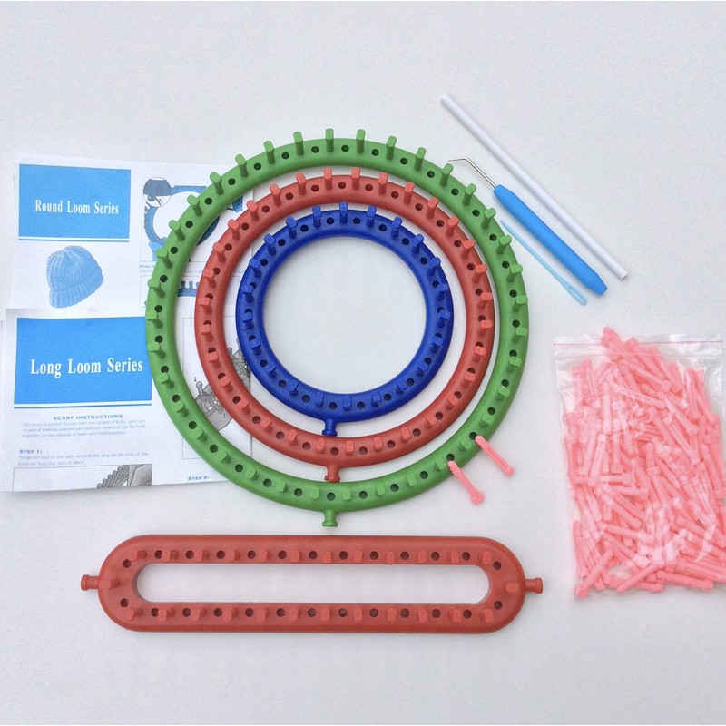 KnitUK Knitting Loom Assortment Set of 4: 1 Long +