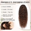 SHNMIN Ponytail Extension, Curly Drawstring Ponytail Extension for Women 26
