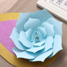 LUOEM - Fondo de decoración para Fiestas con diseño de Unicornio en 3D con Orejas Grandes para Decorar la Cara, para cumpleaños, Fiestas, compromisos, Bodas