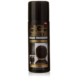 High Beams Color Thickener Spray for Men, Black, 2.7 Oz,Pack of 3