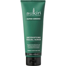 Sukin Super Greens Detoxifying Facial Scrub For Women 4.23 oz Scrub