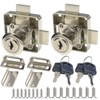 Cabinet Double Door Lock Drawer Lock Safety Lock [Keyed Alike]