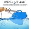 KHEARPSL 1/2 inch Brass Float Valve, Water Float Ball Valve