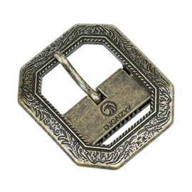 DJCAIZYY 1.5" (38mm-40mm) Belt Buckle Single Prong Western Replacement Belt Buckle Easy Disassembly Bronze
