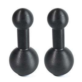 HYS 1inch Ball to 17mm Ball Adapter, 1'' (1inchs) Ball Compatible with RAM Mounts B Size Double Socket Arm, 17mm Ball Suitable for 17mm Swivel Ball Mounting Pattern Device GPS Mounts