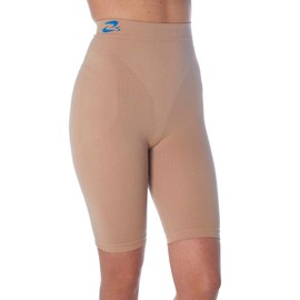 Anti cellulite slimming short pants + silver - Skin size S