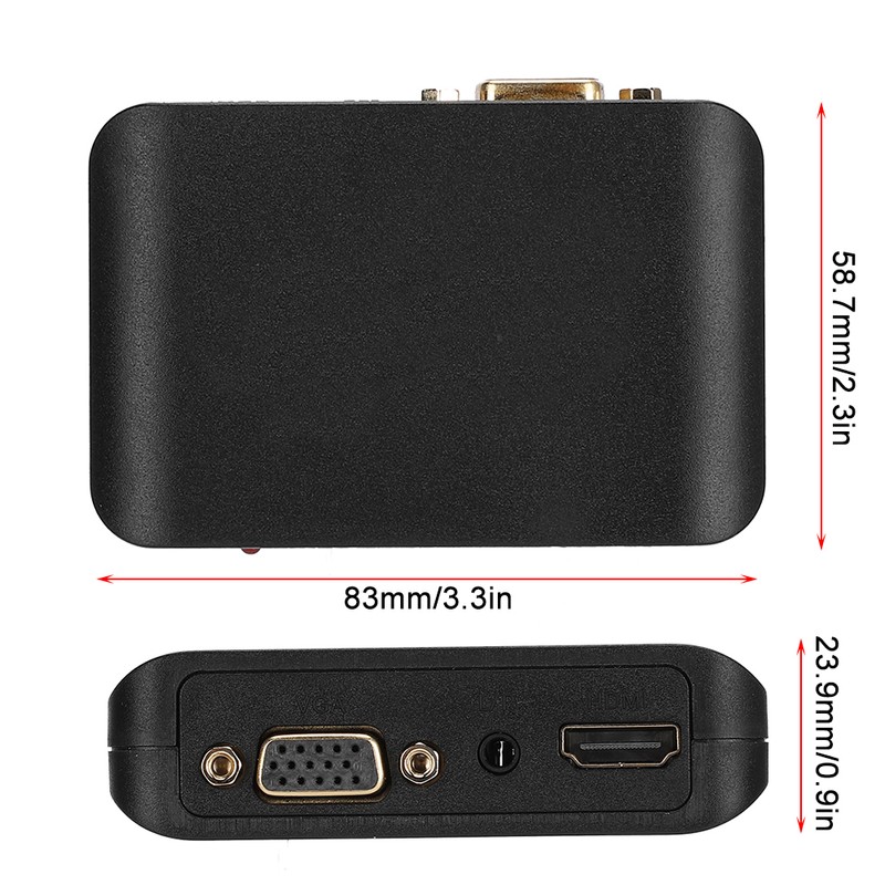 USB 3.0 to HDMI VGA Converter Extender HD Video Audio