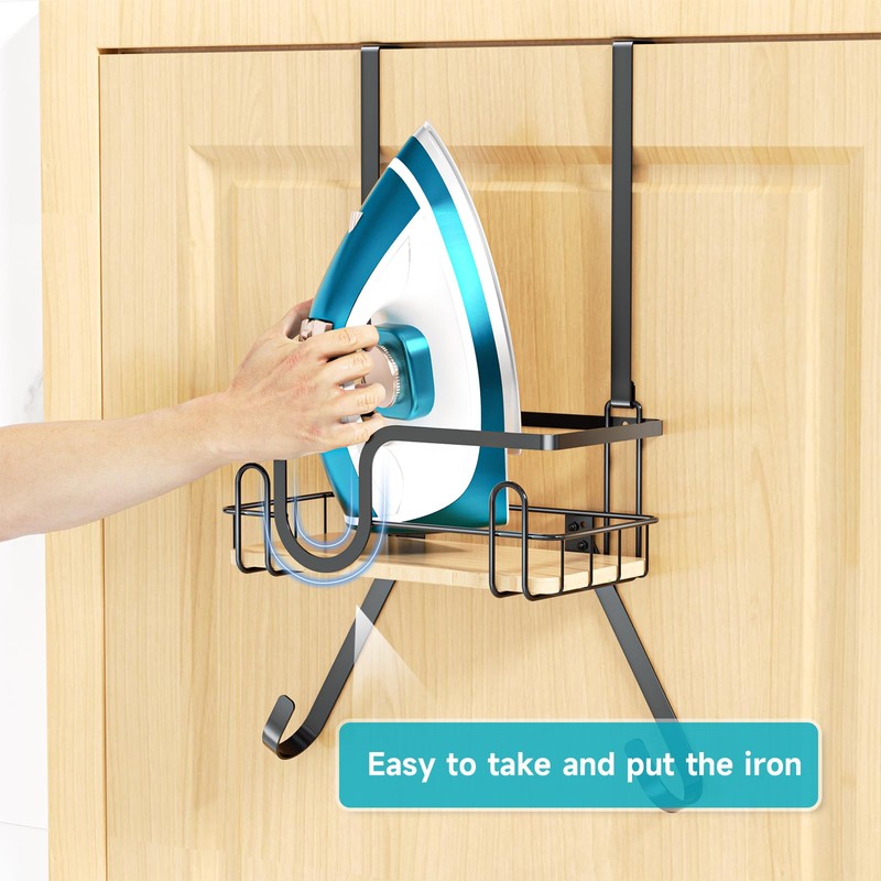 XILIMEN Ironing Board Holder Wall Mount, Over The Door Ironing