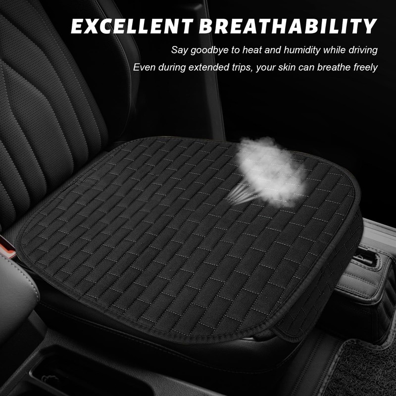 Gdnecad Car Front Seat Cover, Anti-Slip Bottom Auto Seat Cushion