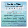 EPIRORA Mom Gifts from Daughter Son, Silver Wave Necklace for