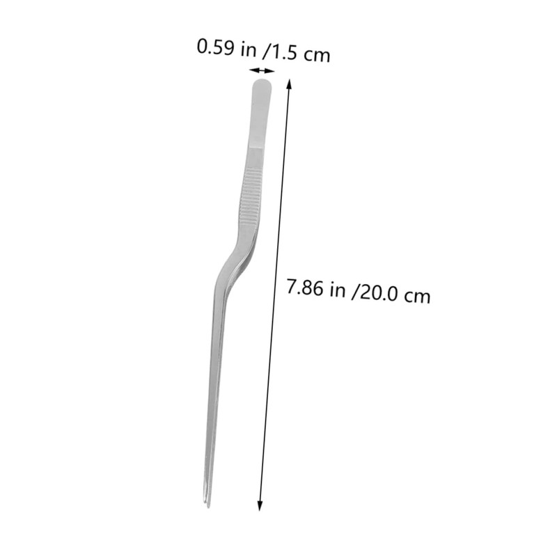 Ciieeo 3pcs Stainless Steel Food Tweezers Precision Kitchen Tongs for