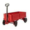 Treasure Gurus 1:12 Scale Model Red Wagon Miniature Dollhouse Accessory