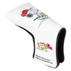 Snoopy Golfer Peanuts L Shape Pin Type Putter Cover (White)