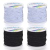 KAMEVS Elastic String for Bracelets, 1mm Elastic Beads Cord for