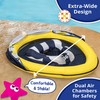SwimSchool Deluxe Baby Float with Adjustable Canopy - 6-24 Months