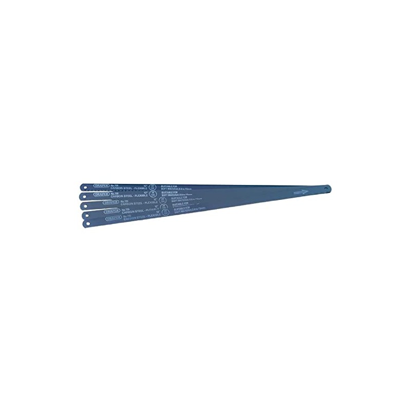 Draper 74118 300 MM Carbon Hacksaw Blade 5 Pieces ,
