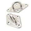 Sopepoyie 304 Stainless Steel Ceiling Hooks,M6 (Rhombus) Heavy Duty Pad