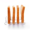 Yardwe 2pcs Toast Bread Rack Holder 8 Slice Holes Stainless