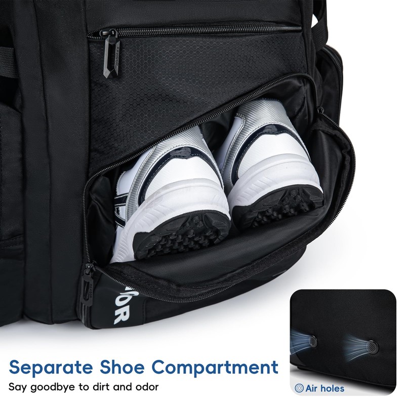 KAVIGOR Baseball Bag for Youth and Adult, Softball Bag 50L