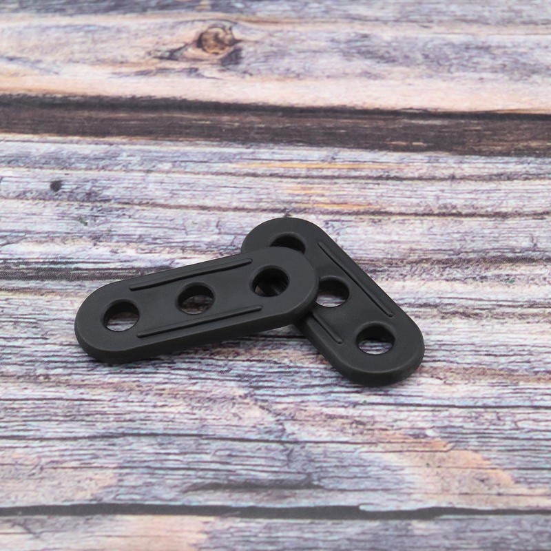 VGOL 30PCS 3 Holes Rope Tensioner Cord Adjuster Plastic Tent