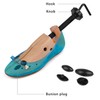 Pair of Premium Professional 4-way Shoe Trees, Shoe Stretcher for