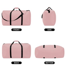 iFARADAY 32.5 inch Large Travel Duffel Bag,100L Over-Sized Luggage Duffle with Shoulder Strap-Pink