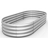 Raised Garden Bed Kit Galvanized Raised Planter Box Outdoor for