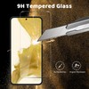 S22 Screen protector [2Pack] [9H Hardness] [Compatible Fingerprint] [Anti-Bubble] 3D