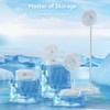 Primelove Portable Oscillating Rechargeable Fan, Battery Operated with 4 Speed