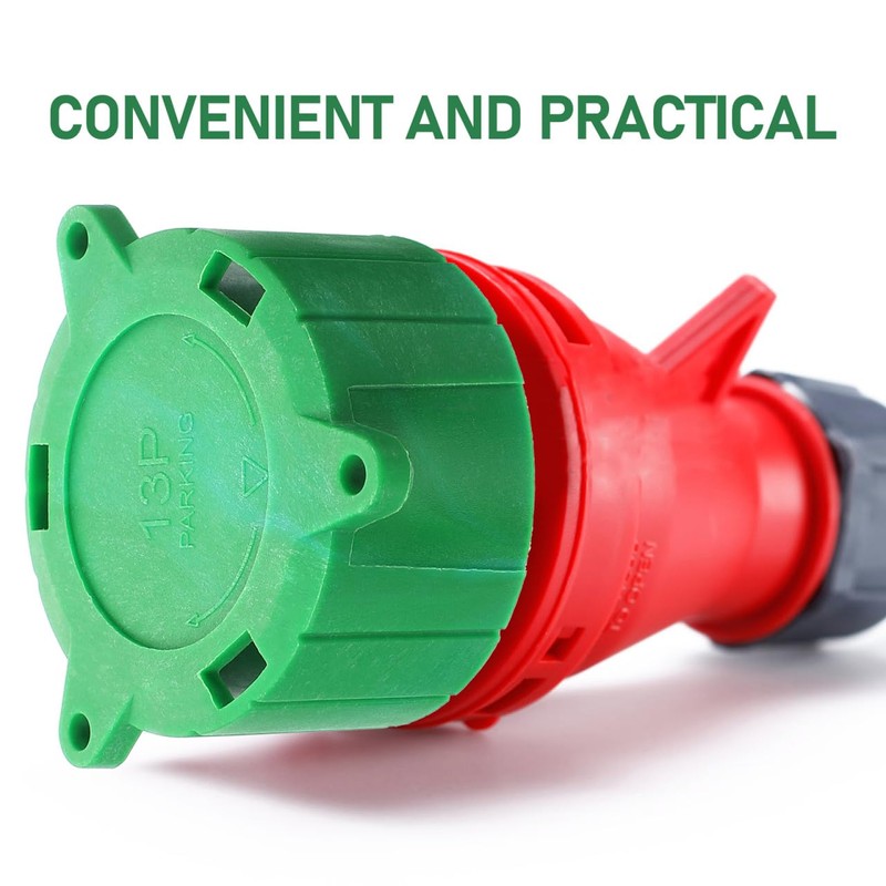 Mobestech 5 x Plug Dust Protection Trailer Plug Supply Connection