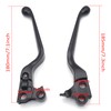 HTTMT- Black Skull Brake Clutch Hand Lever Compatible with H-D
