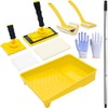 Paint Edger Tool Kit, 9” Paint Pad Set with 360°
