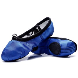 MSMAX Boys Ballet Shoes Little Kid Costume Dancing Flats Loyal Blue 1 M US Little Kid