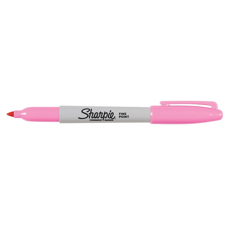 Sharpie Permanent Markers | Fine Point | Pink | 12